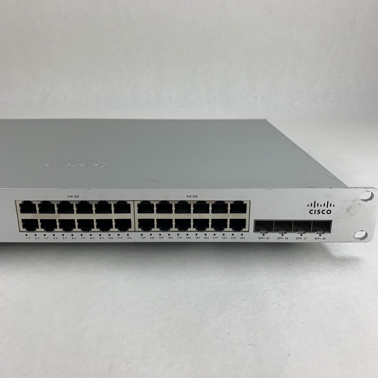 Cisco Meraki MS250-24P-HW Network Managed Switch Unclaimed Tested Reset
