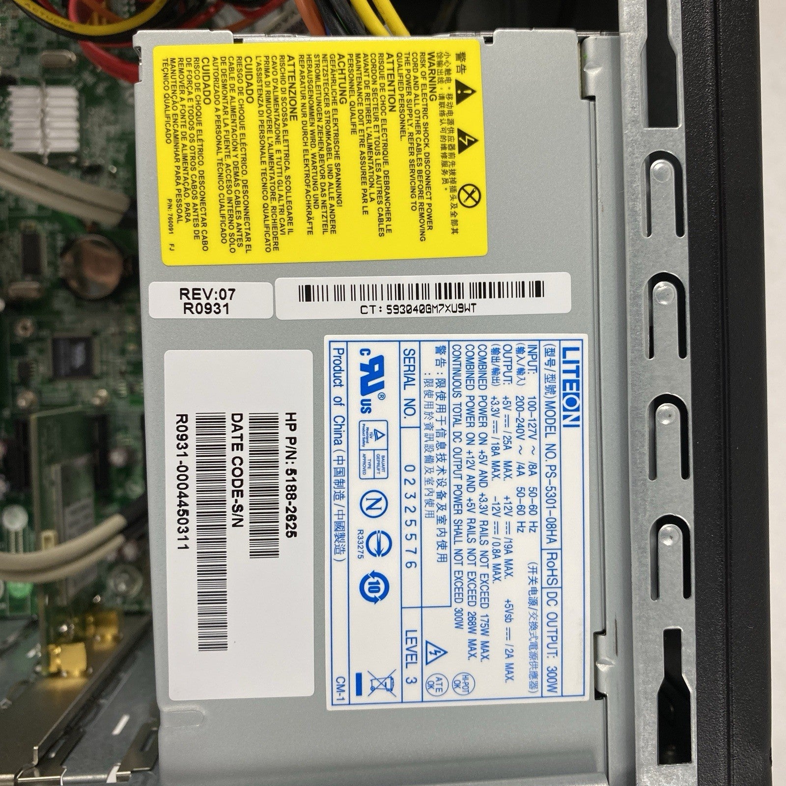 HP Pavilion P6230Y MT AMD Phenom II x4 810 2.60GHz 8GB RAM No HDD No OS