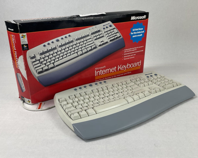 Microsoft RT9443 Internet Keyboard White Untested