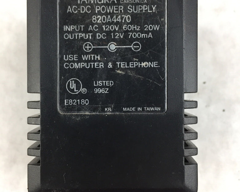 Tamura Class 2 Transformer 820A4470 IN 120V 60Hz 20W OUT 12V 700mA