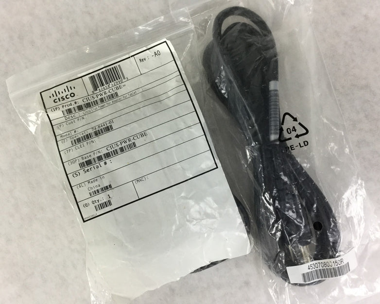 Genuine Cisco DA-02A05 74-8441-01 5V 4A AC Power Adapter & Power Cord (Lot of 2)