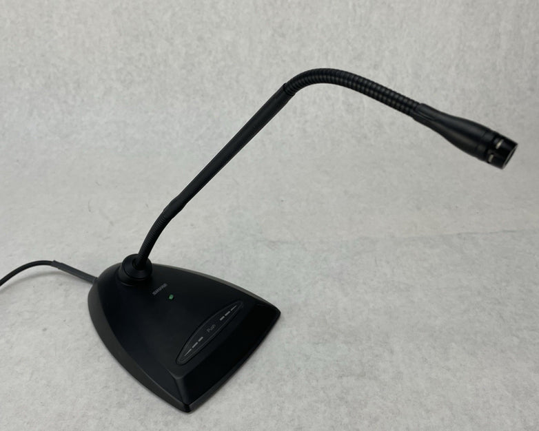 Shure MX412D/S Microflex 18" Desktop Gooseneck Microphone VGC Tested High Gain