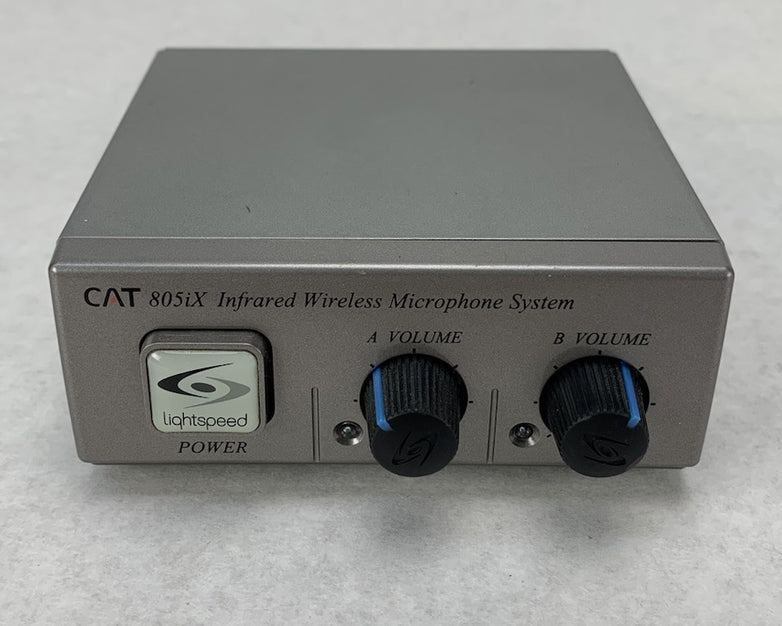 Lightspeed AC-805 CAT 805iX Infrared Wireless Microphone System (Lot of 2)