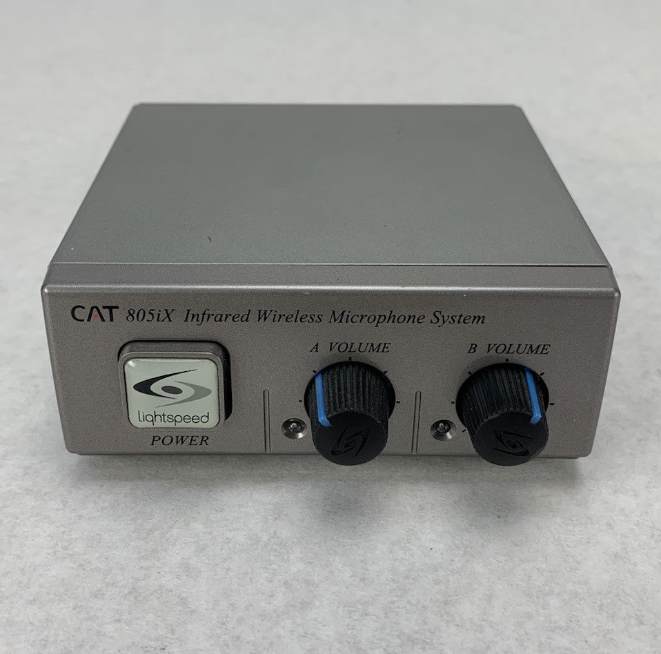 Lightspeed AC-805 CAT 805iX Infrared Wireless Microphone System (Lot of 2)1