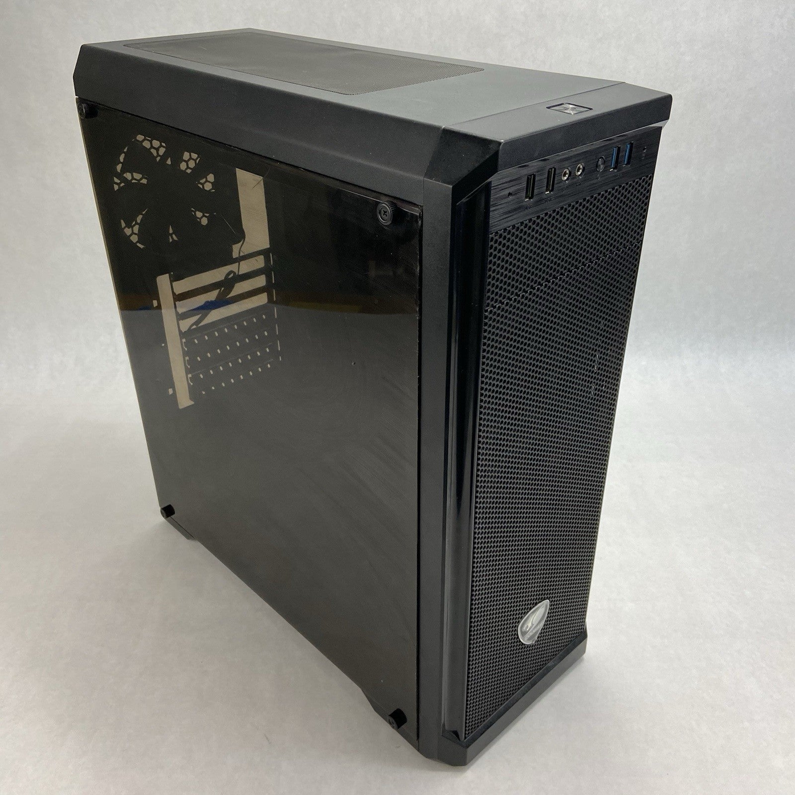 Cougar MX330-G Mid Tower Computer Case EVGA 650 G3 650W PSU0