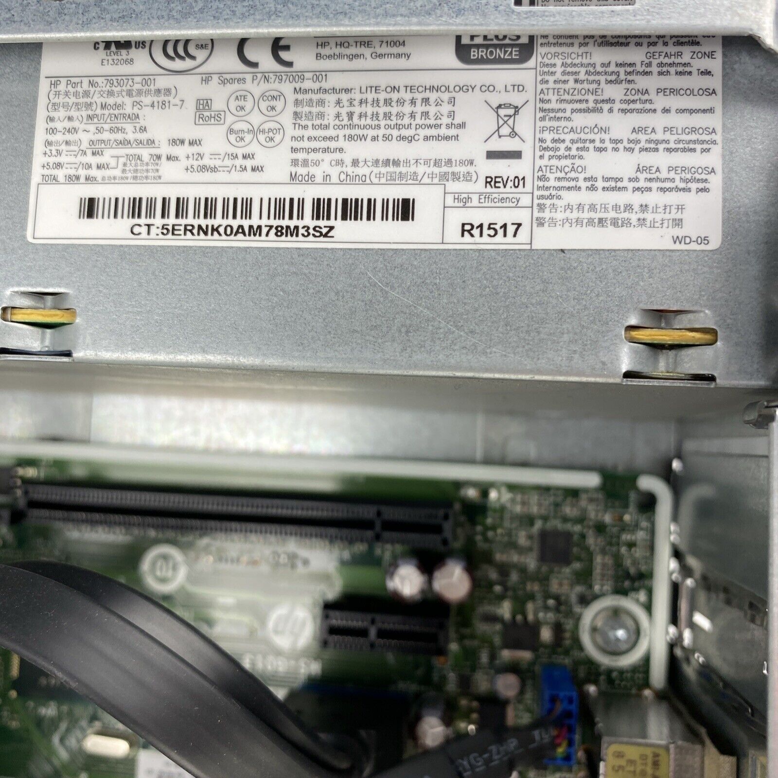 HP ProDesk 400 G2.5 SFF Intel Core i5-4590s 3.0GHz 4GB RAM DVDRW No HDD No OS