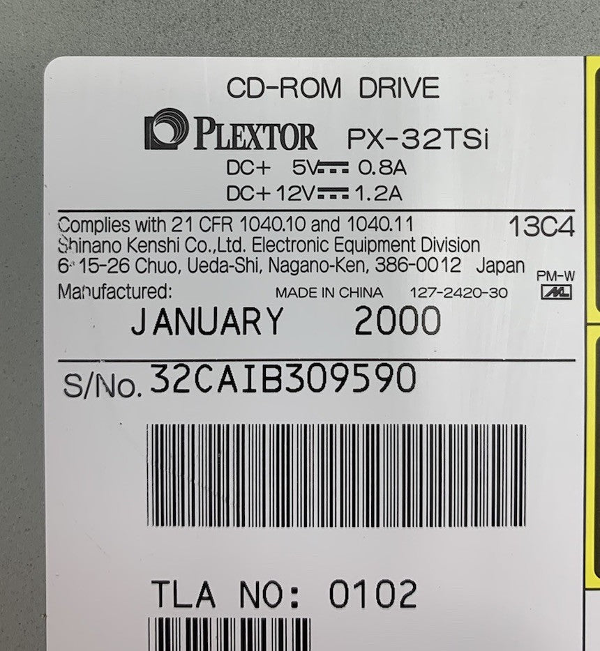 Plextor PX-32TSi CD-ROM Drive