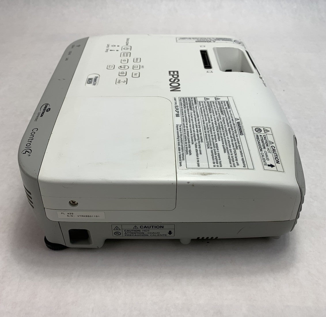 Epson PowerLite W29 H690A LCD Lamp Projector 3933 Lamp Hours - No Remote5