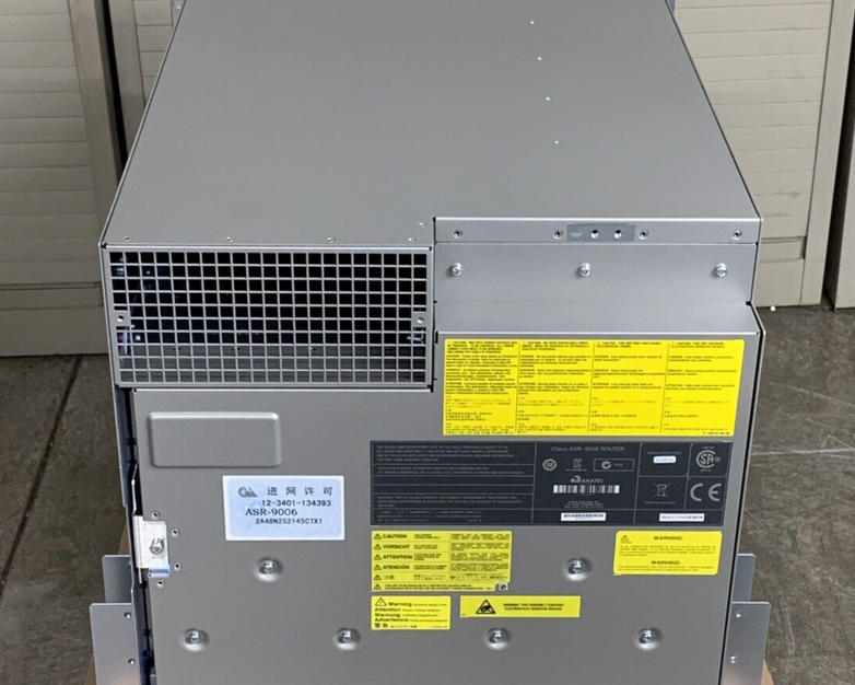 Cisco ASR9006-DC-V2 Router Blank Chassis Only Box Opened Missing Accessory Kit