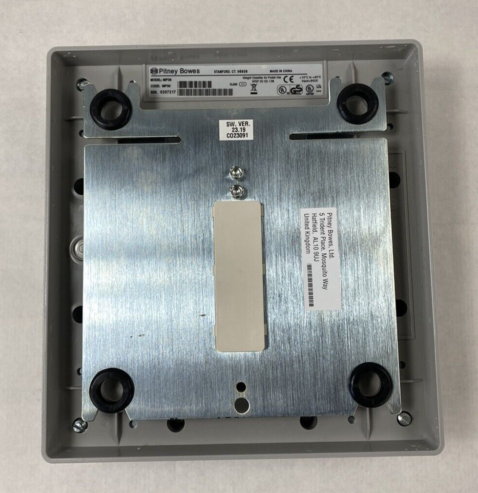 Pitney Bowes MP30 Scale Weight Classifier for Postal Use Untested