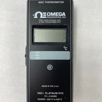 Omega Engineering 869C Handheld RTD Thermometer