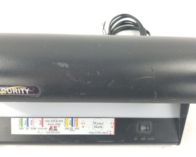 A&E Products Series 2004 Counterfit Bill Checker UV and White light