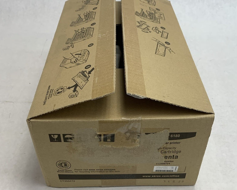 Xerox Phaser 6180 113R00724 High-Capacity Magenta Print Cartridge - Open Box