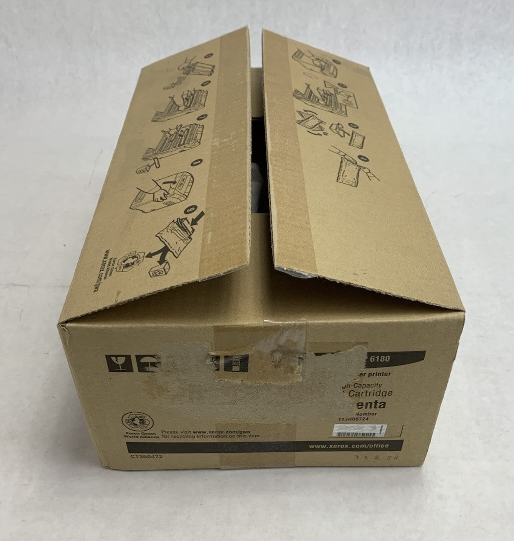 Xerox Phaser 6180 113R00724 High-Capacity Magenta Print Cartridge - Open Box