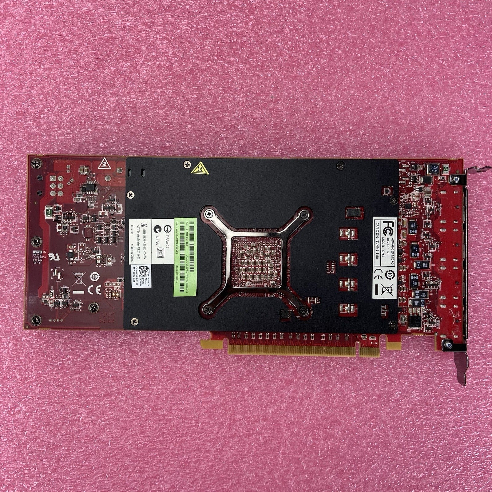 AMD Firepro W7100 8GB 4x DP PCIe x16 Graphics Card 109-C76781-00_025