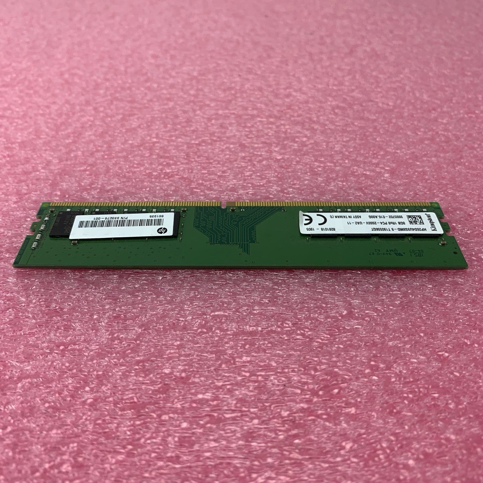 Kingston HP26D4U9S8MD-8 PC4-2666V-UA2-11 8GB 1Rx8 Desktop Memory RAM3