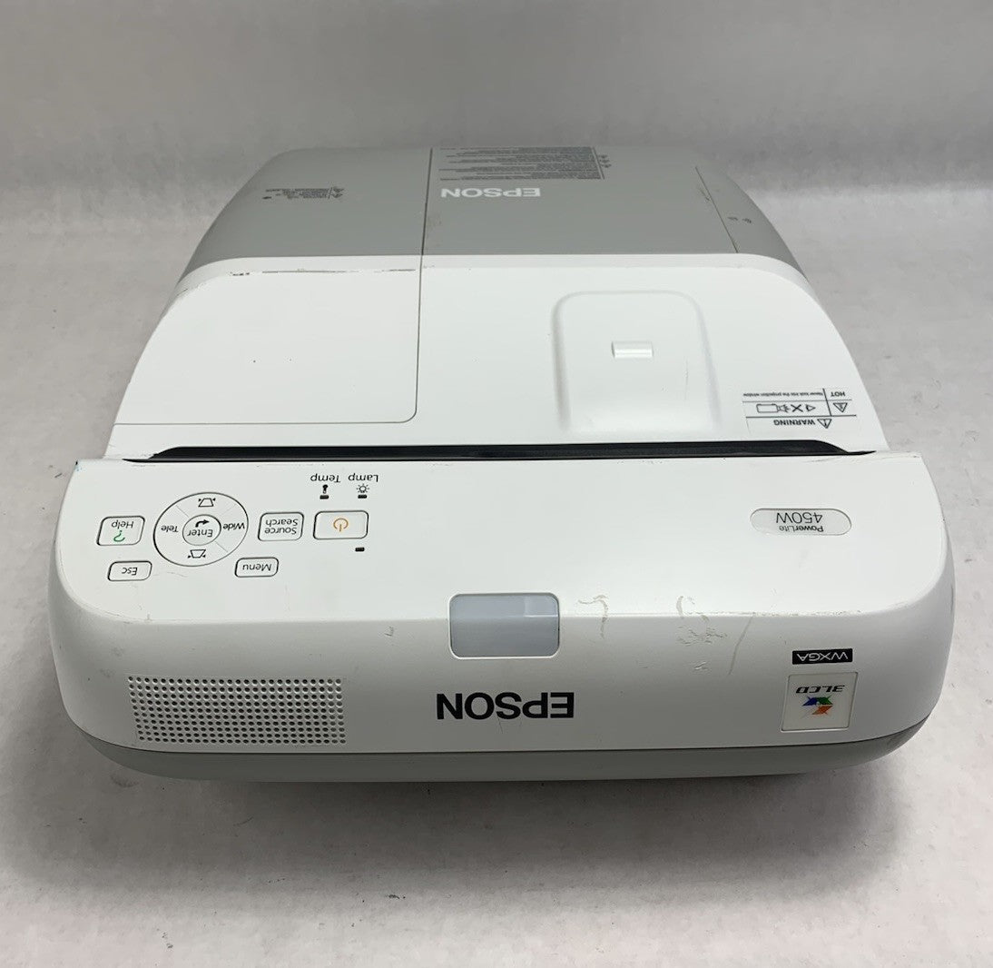 Epson PowerLite 450W H318A LCD Lamp Projector 1280 Lamp Hours - No Remote3
