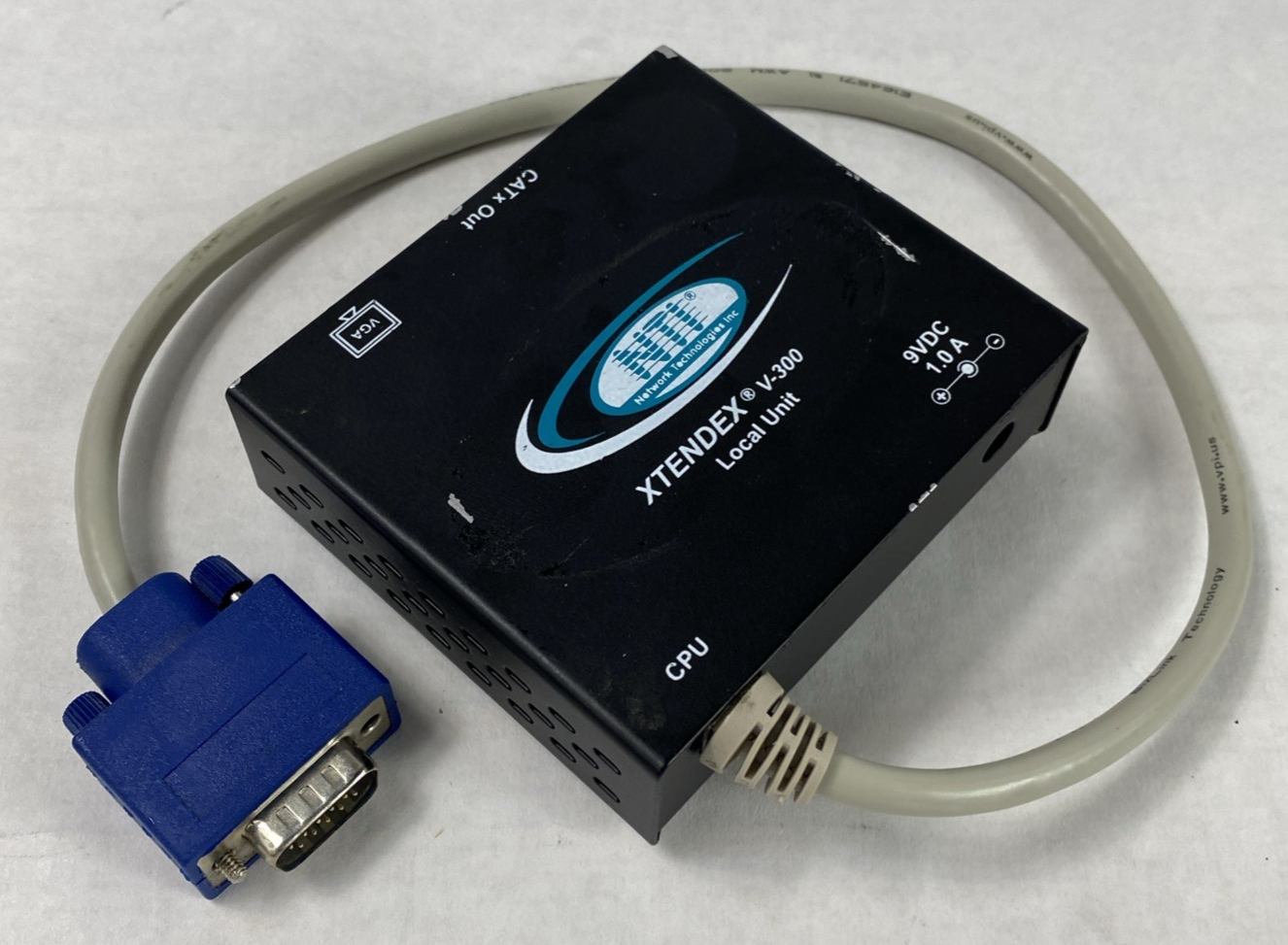 NTI Xtendex V-300 CAT5 VGA Video Extender Local Unit No Power Supply