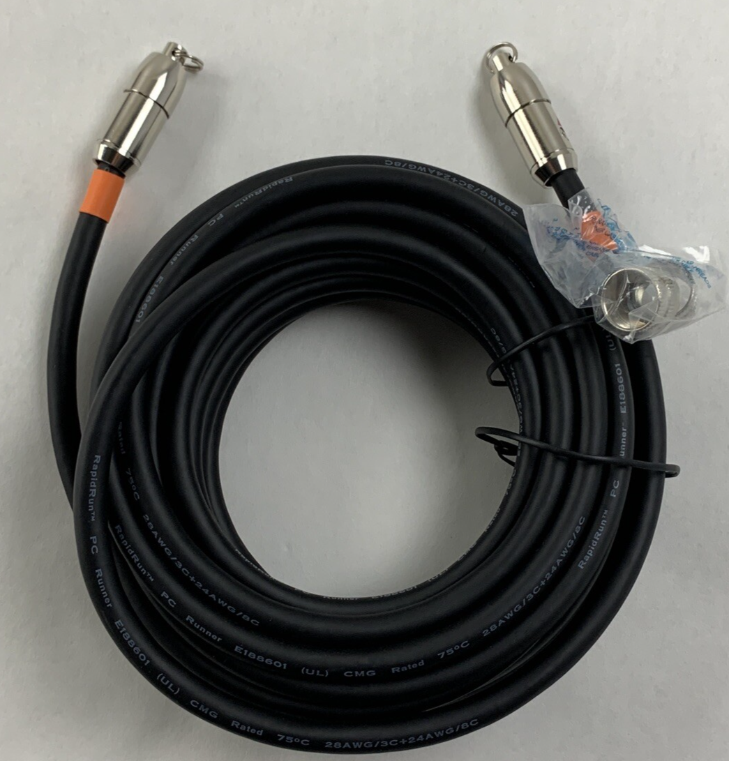 RapidRun E188601 PC Runner Cable 25 Feet 15 Pin Female Connectors Box Opened