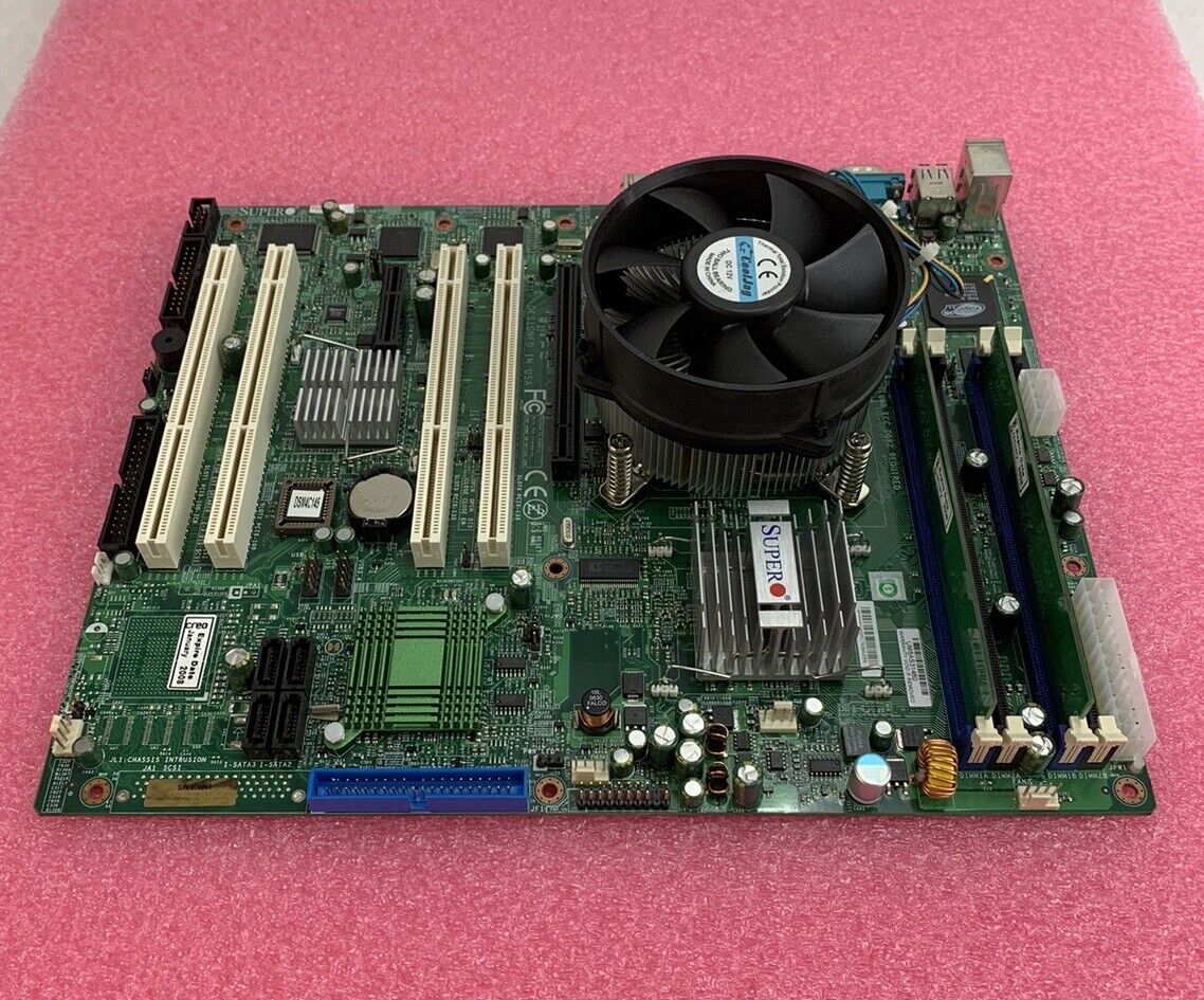 SuperMicro PDSM4 Motherboard Intel Pentium 4 3.4GHz 512MB RAM w/Shield