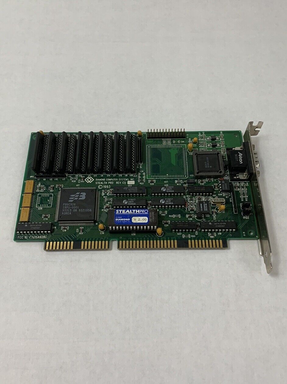 Diamond Stealth Pro S3 P86C928 ISA VGA Graphics Card