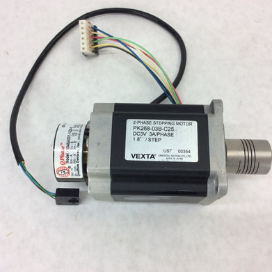 Oriental Vexta PK268-03B-C25 1.8° Step Motor 3V 3048A001-1024-0
