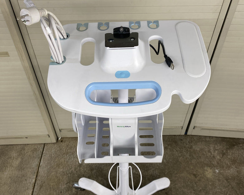 Welch Allyn 4800-60 Mobile Stand Rolling Cart for Vital Signs Monitor 6000Series
