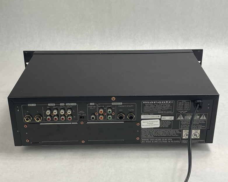 Marantz PMD350U Professional Stereo Cassette Deck CD Player