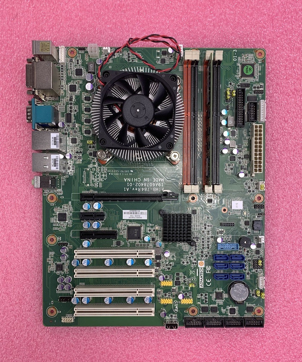 Advantech AIMB-784 Motherboard Intel Core i5-4590 3.3GHz 8GB RAM w/ Shield