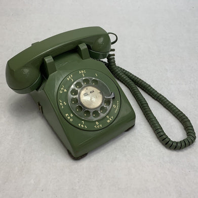 Western Electric 500 Vintage Rotary Telephone Green