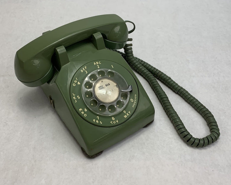 Western Electric 500 Vintage Rotary Telephone Green
