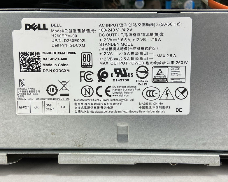 Dell Precision Tower 3431 SFF Intel Core i5-9500 3GHz 8GB RAM No HDD No OS P620