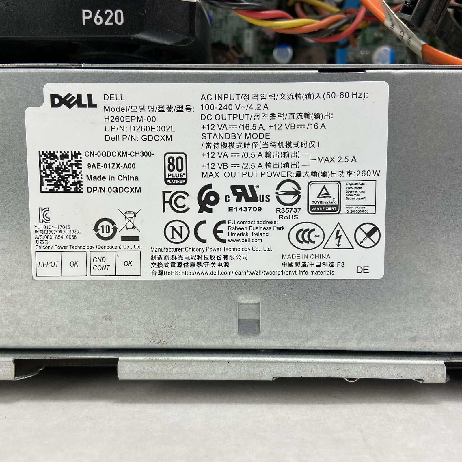 Dell Precision Tower 3431 SFF Intel Core i5-9500 3GHz 8GB RAM No HDD No OS P62010
