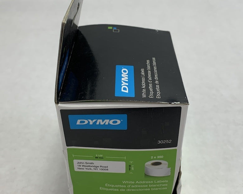 Dymo 30252 28mm x 89mm White Address Labels (Lot of 2)
