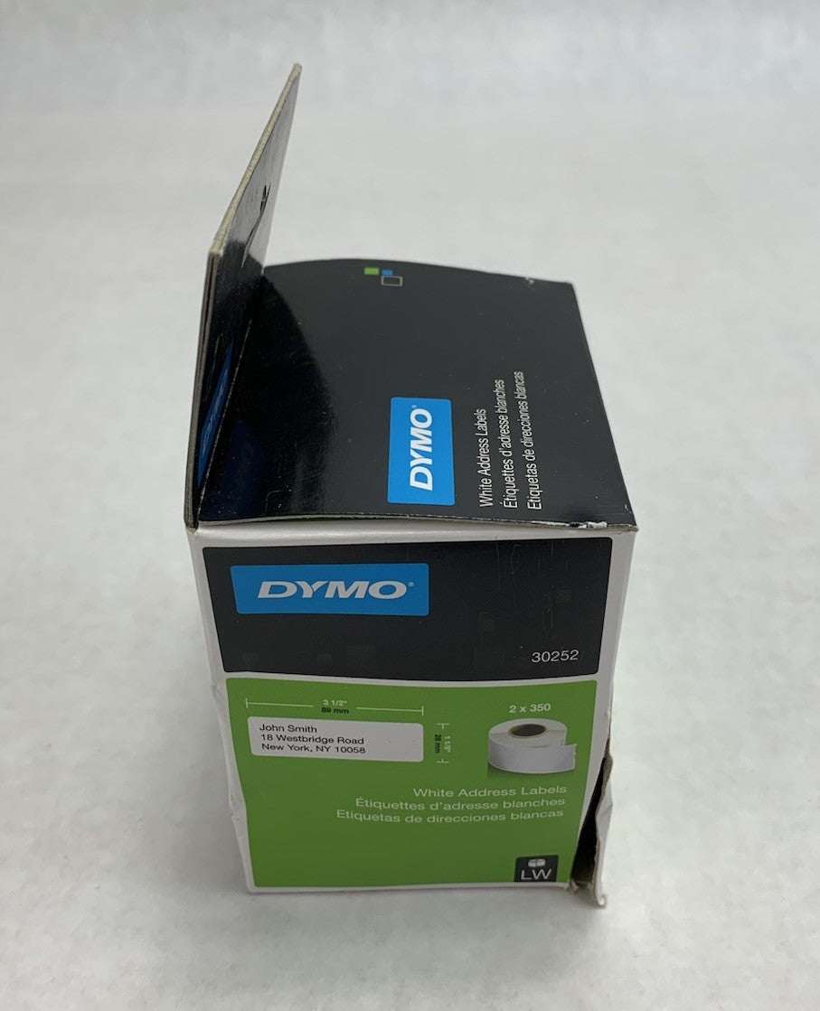 Dymo 30252 28mm x 89mm White Address Labels (Lot of 2)4