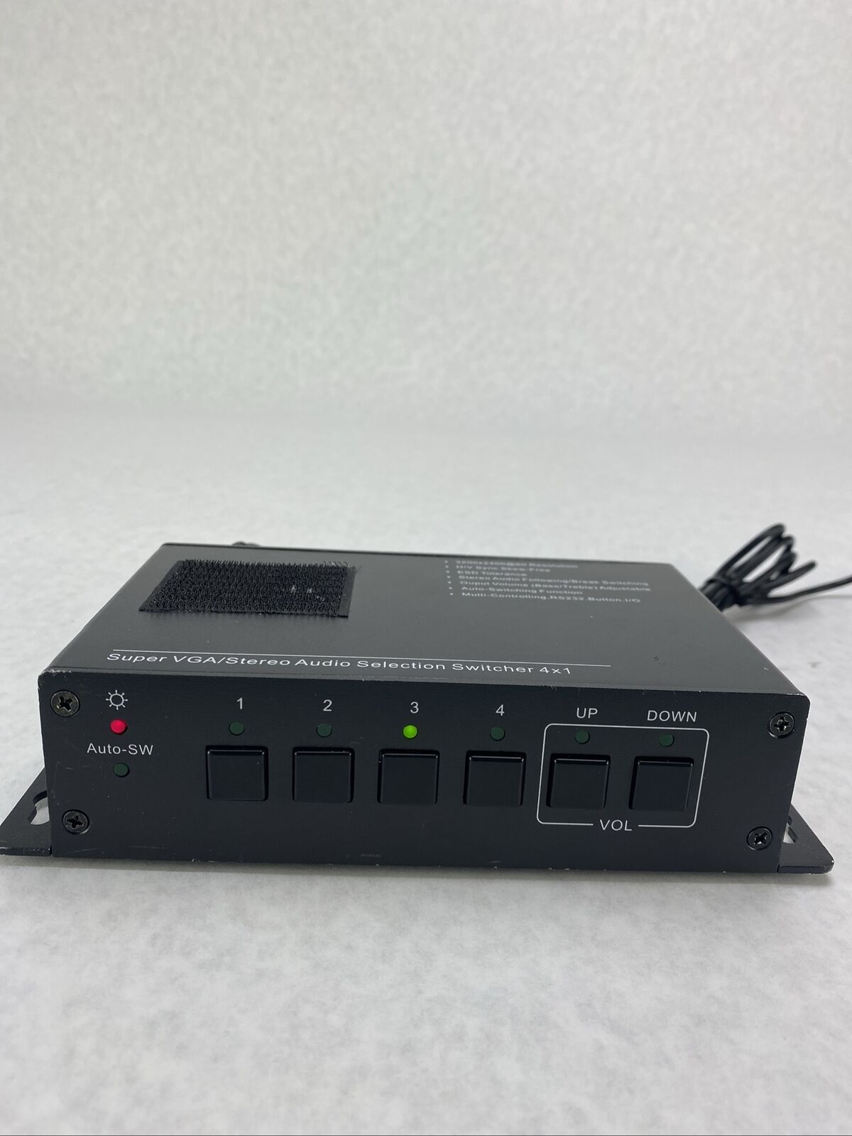 Aurora AS-41V R2 4 x 1 Super VGA Stereo Audio Selection Switcher with PSU