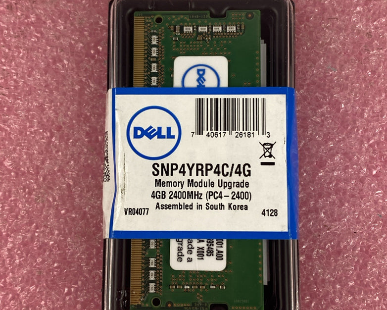 Dell SNP4YRP4C/4G 4GB 2400MHz PC4 Memory Upgrade Laptop Ram
