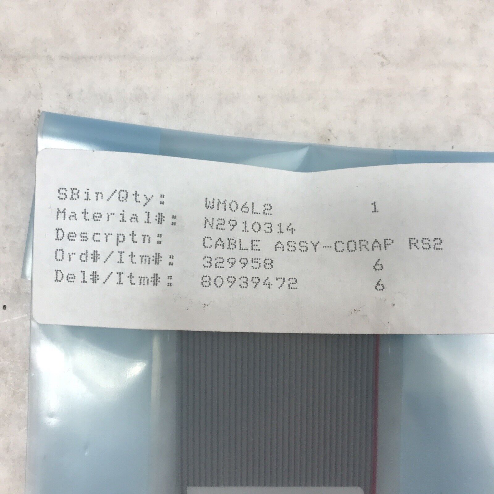 Perklin Elmer N291-0314 Ribon Cable 34-Pin