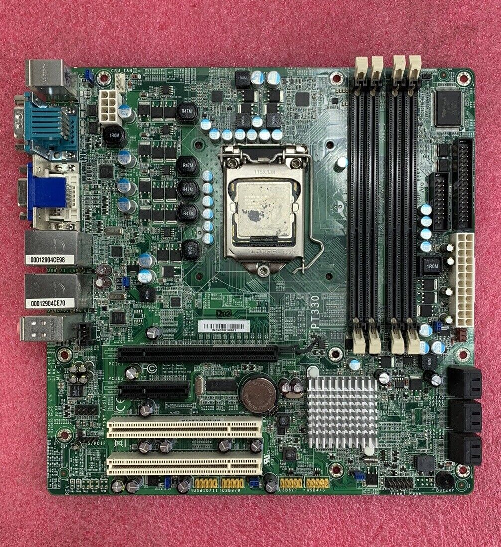 DFT PT330 Motherboard Intel Core i3-540 3.03GHz w/ I/O Shield