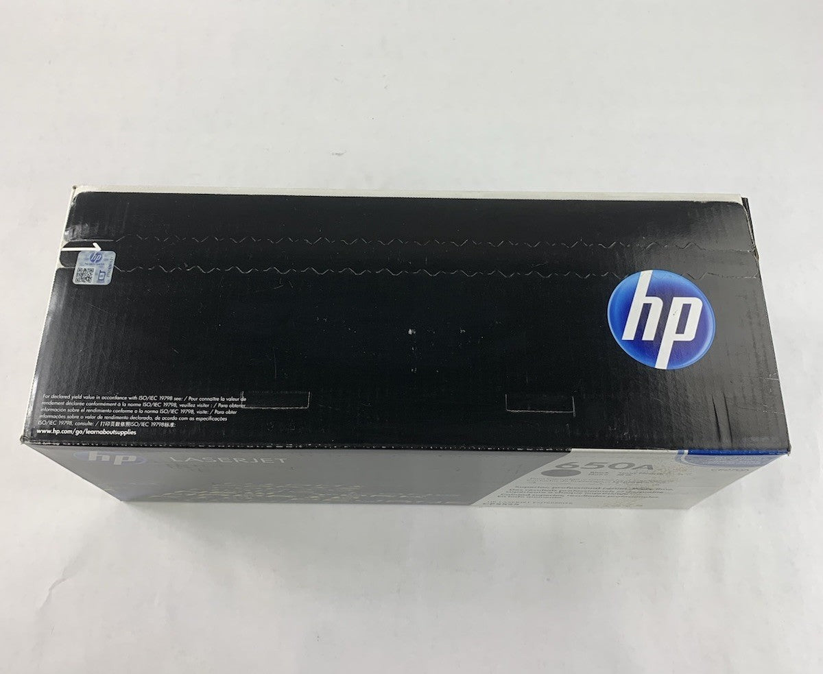 HP LaserJet 650A CE270A Black Toner Cartridge Exp: Feb 20157
