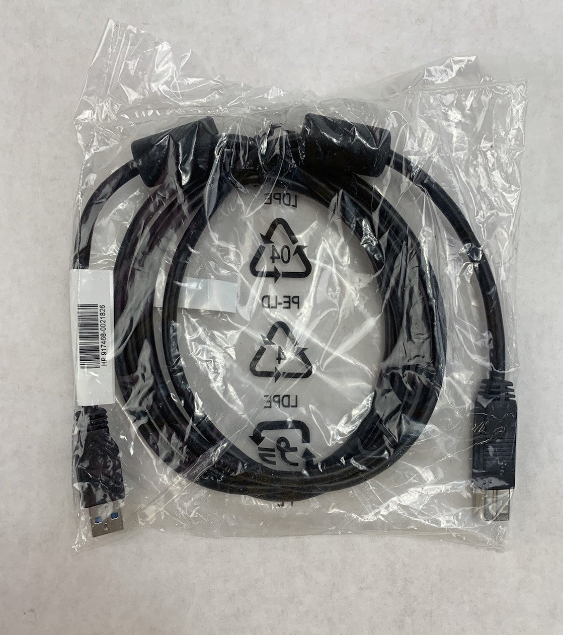 HP 917468 SS USB 3.0 Cable A-Male to B-Male 6ft Black (Lot of 10)