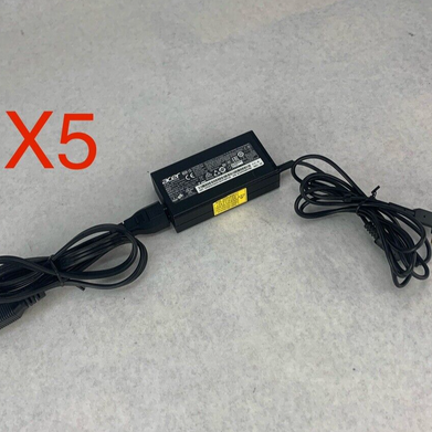 Lot of 5 Acer ADP-65VH F AC/DC Adapter