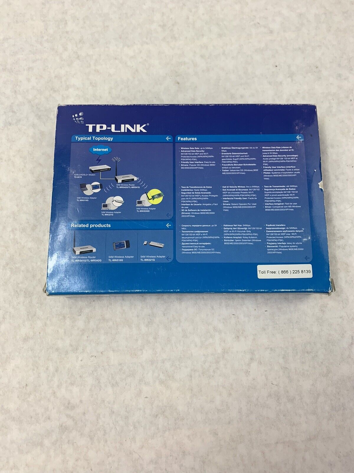 TP-Link 54M Wireless PCI Adapter TL-WN3533GD