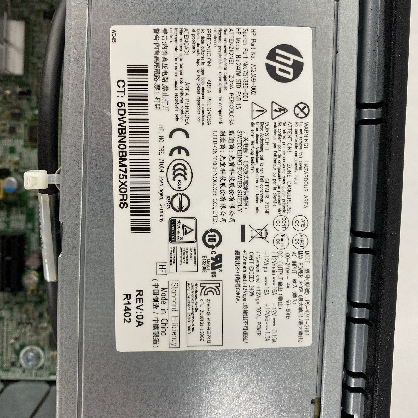 HP ProDesk 600 G1 SFF Intel Core i5-4570 3.2GHz 8GB RAM No HDD No OS