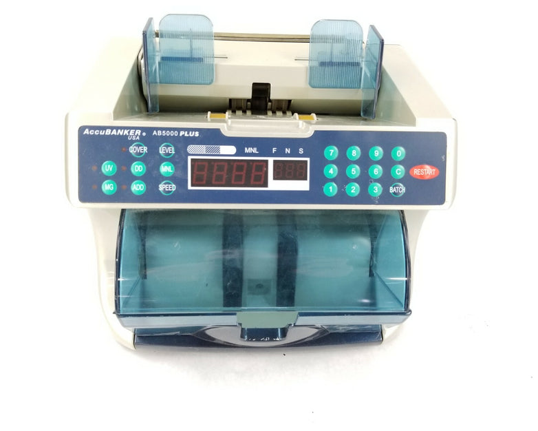 AccuBanker AB5000 Plus Commercial Bill Counter Untested