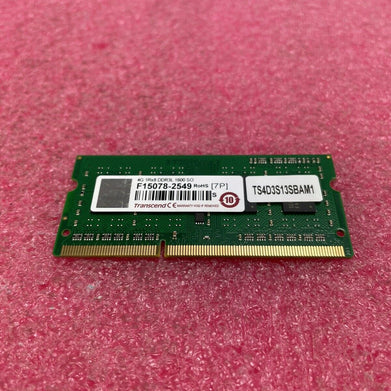 Transcend TS4D3S13SBAM1 4G 1Rx8 DDR3L 1600 SO Memory Module Lot of 8