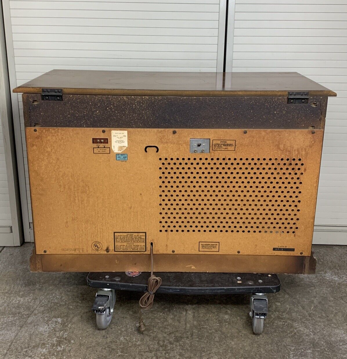 Vintage Zenith Record and Track Player JR900P3 For Parts and Repair
