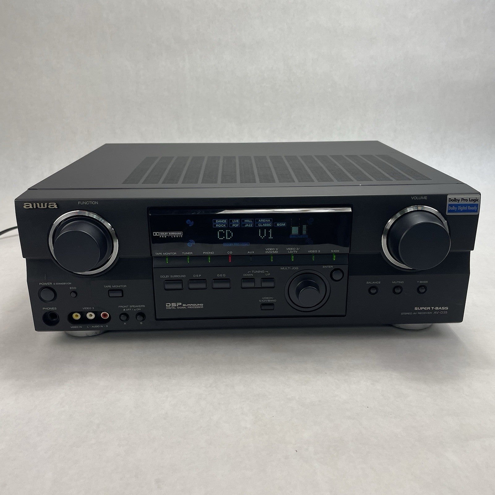 Aiwa AV-D35U 5.1Ch AV Stereo Receiver Only Tested No Remote1