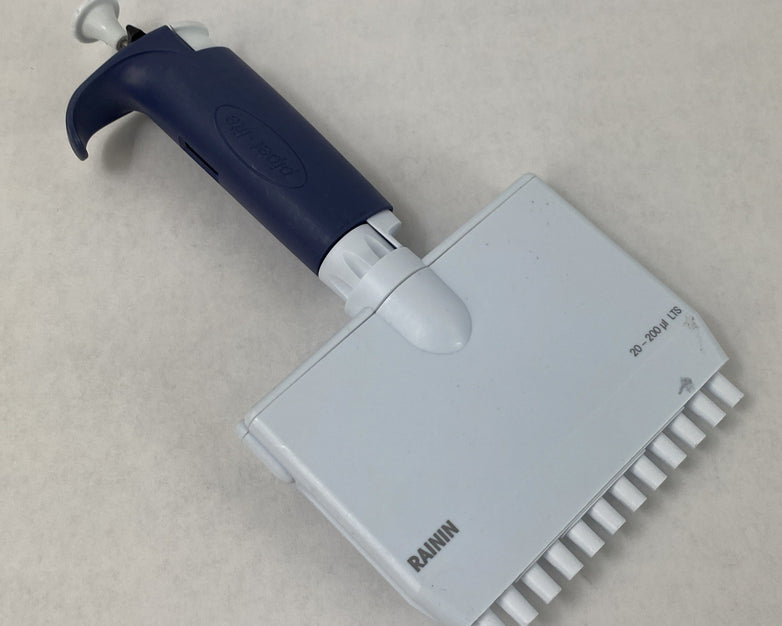 Rainin L200 Pipetlite 20-200 µL LTS 12-Channel Handheld Manuel Pipette