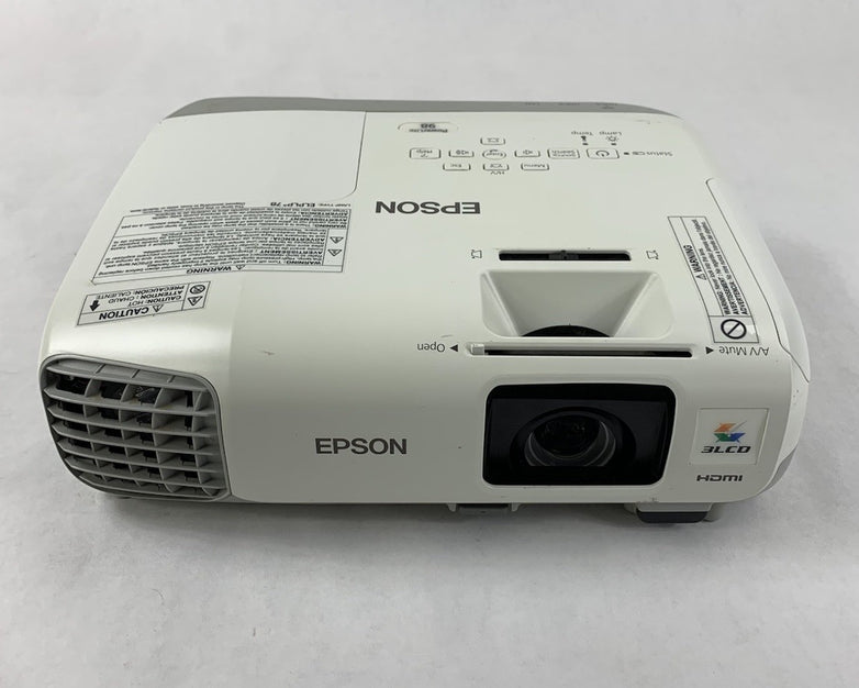 Epson PowerLite 98 H577A LCD Lamp Projector 638 Lamp Hours - No Remote